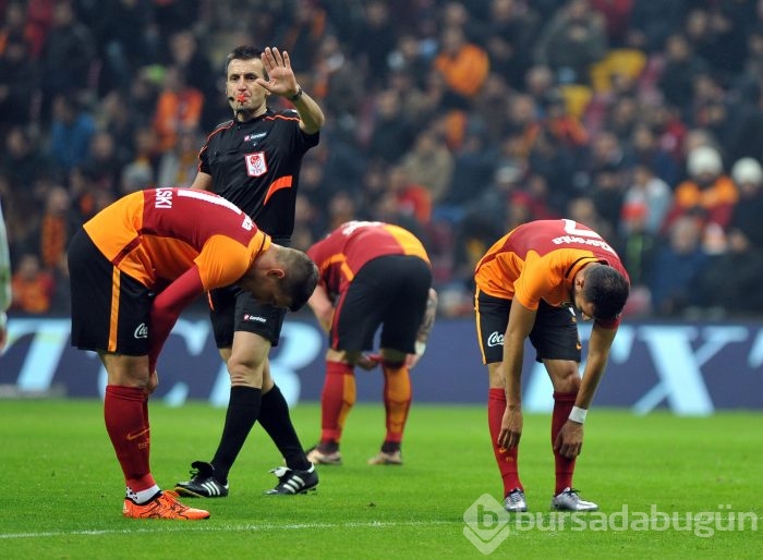 Bursaspor - Galatasaray maçından kareler	