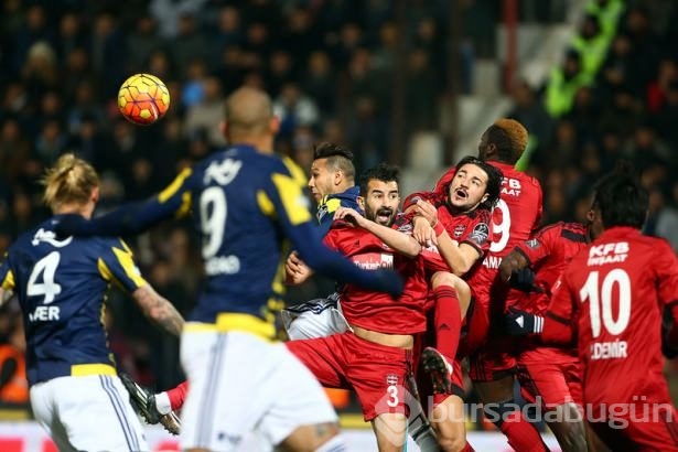 Gaziantep-Fenerbahçe maçından kareler