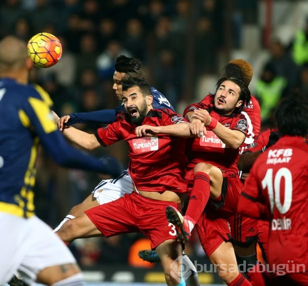 Gaziantep-Fenerbahçe maçından kareler