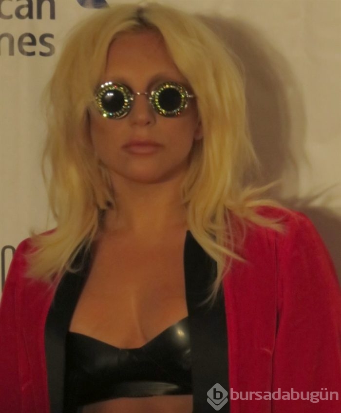Lady Gaga konsere böyle geldi!