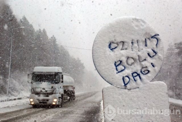 İşte yurttan kar manzaraları