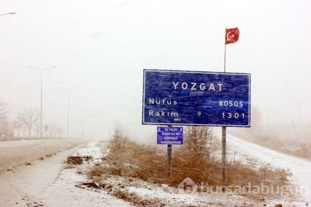 İşte yurttan kar manzaraları