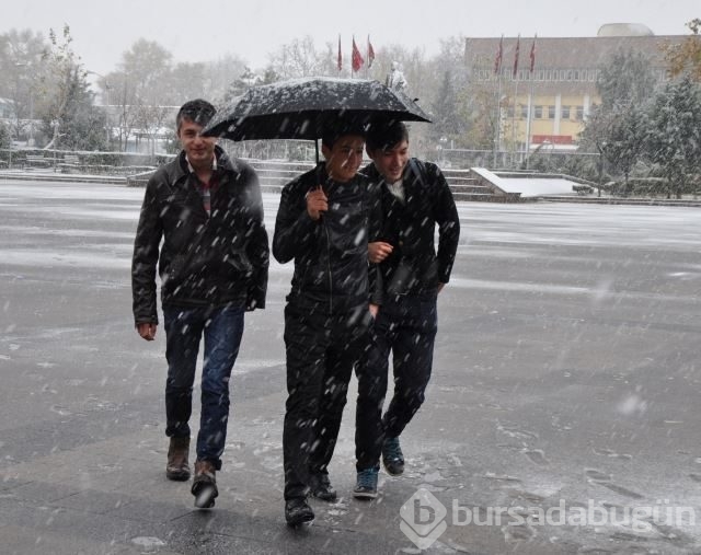 İşte yurttan kar manzaraları