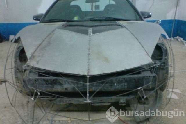 Evinde Lambhorgini Aventador yaptı!