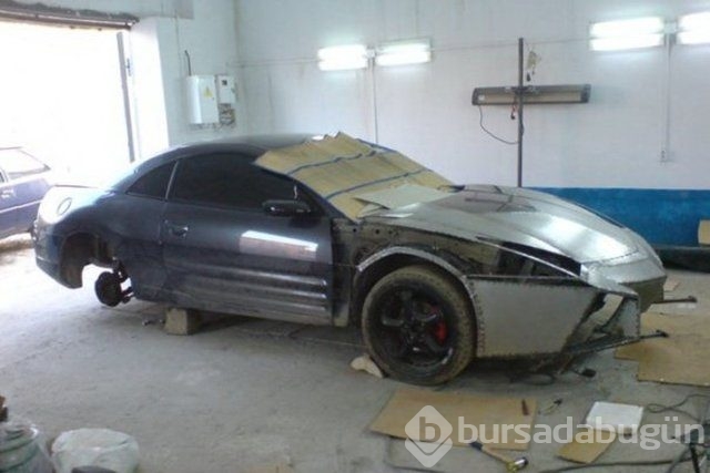 Evinde Lambhorgini Aventador yaptı!