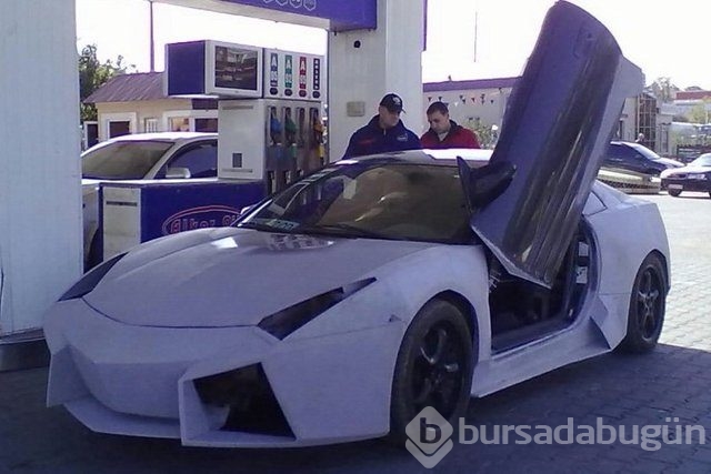 Evinde Lambhorgini Aventador yaptı!
