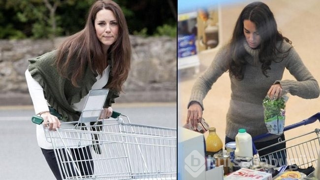 Kate Middleton da bazen dağınık yakalanabiliyor