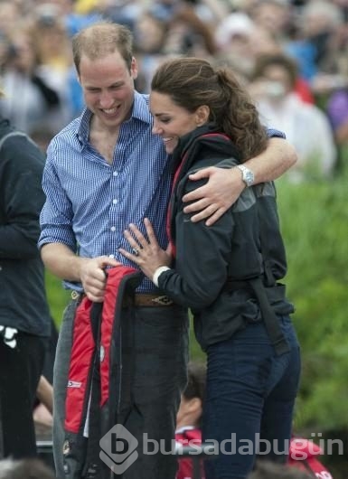 Kate Middleton da bazen dağınık yakalanabiliyor