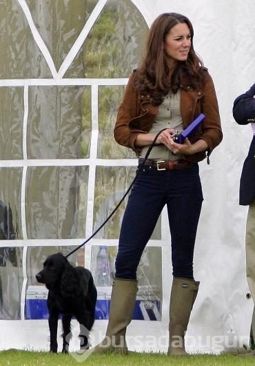 Kate Middleton da bazen dağınık yakalanabiliyor
