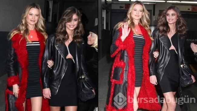 Behati Prinsloo ve Taylor Hill canlı yayın konuğu