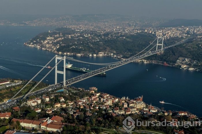 İstanbul'un havadan görüntüsü