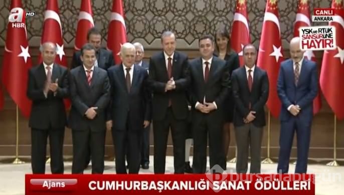 Cumhurbaşkanlığı Sanat Ödülleri verildi	