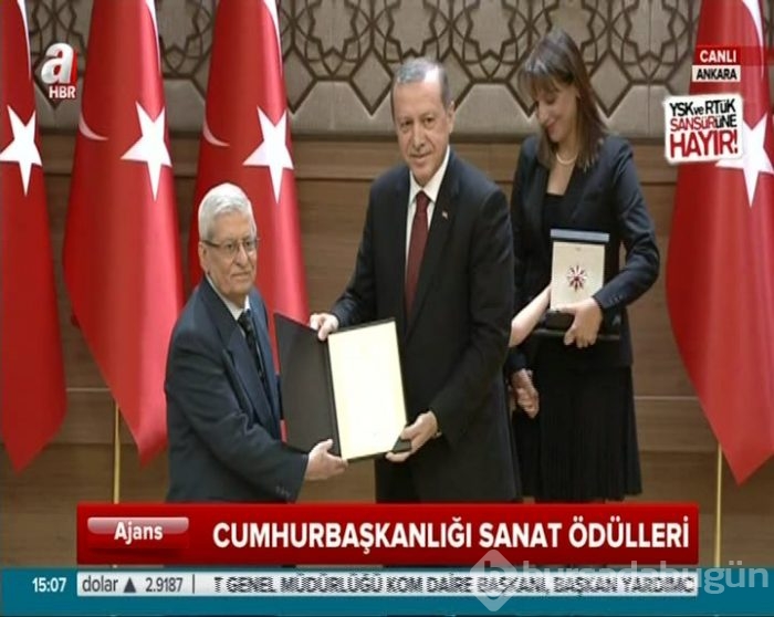 Cumhurbaşkanlığı Sanat Ödülleri verildi	