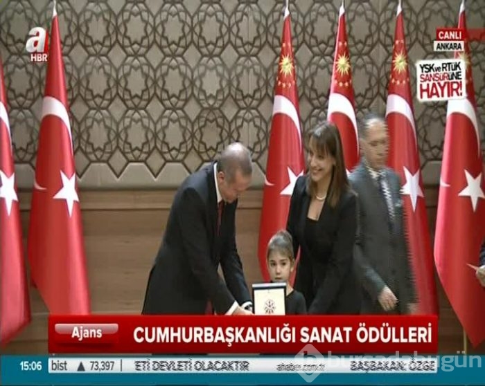 Cumhurbaşkanlığı Sanat Ödülleri verildi	