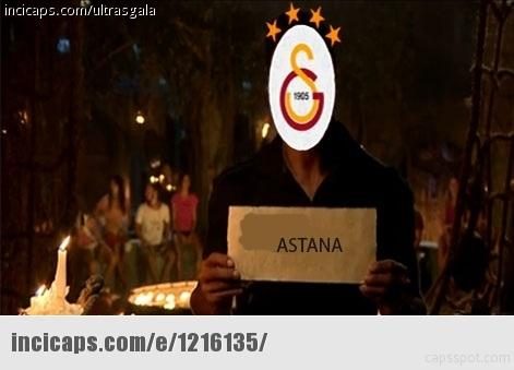 Galatasaray - Astana caps'leri