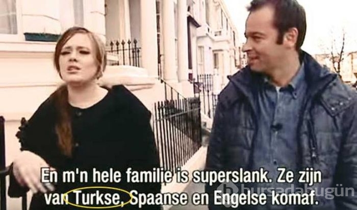 Adele'in kökeni Türk çıktı
