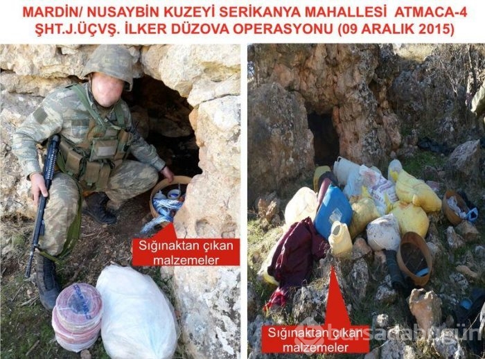 İşte PKK sığınağından çıkanlar	