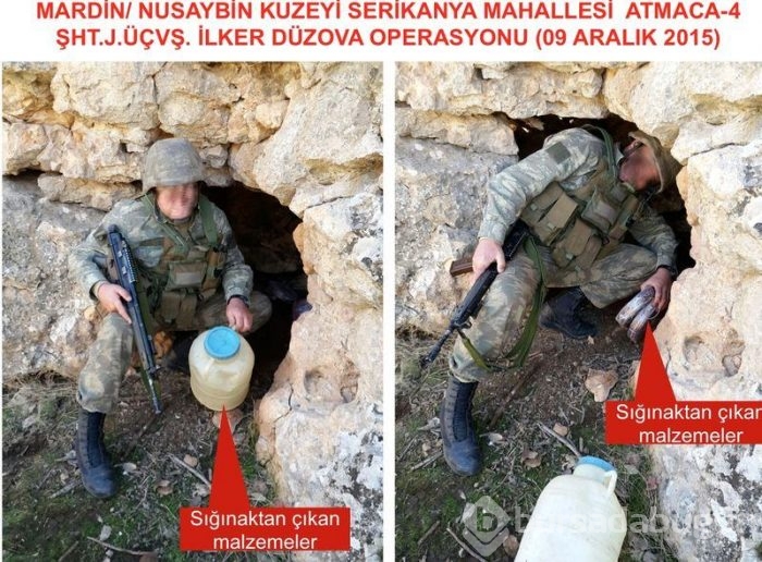 İşte PKK sığınağından çıkanlar	
