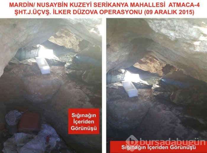 İşte PKK sığınağından çıkanlar	