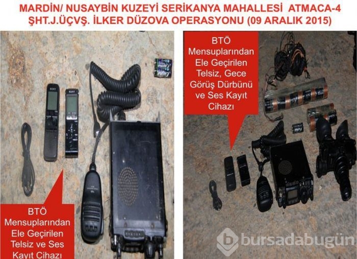 İşte PKK sığınağından çıkanlar	