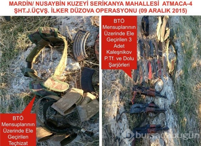 İşte PKK sığınağından çıkanlar	