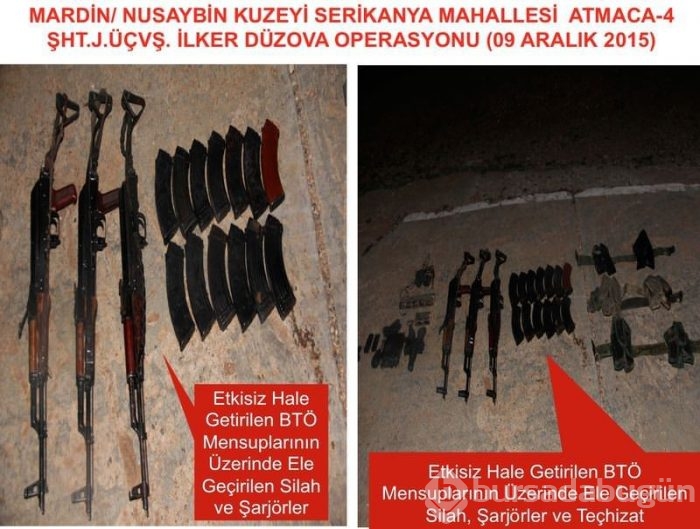 İşte PKK sığınağından çıkanlar	