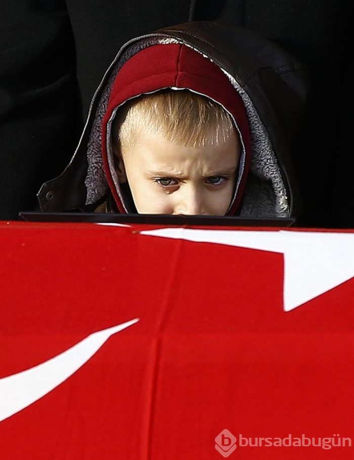 Şehit babaya son veda