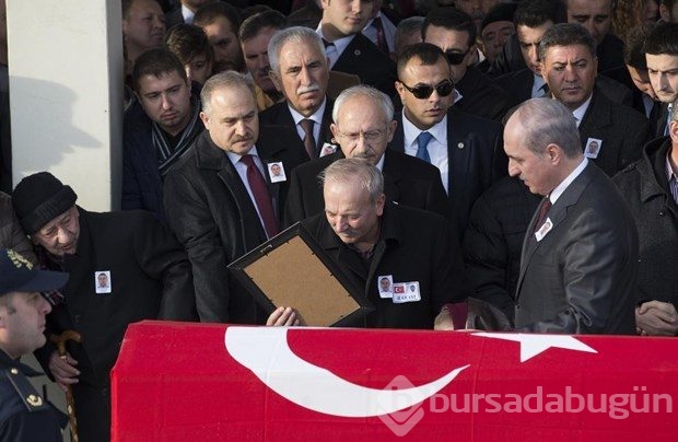 Şehit babaya son veda