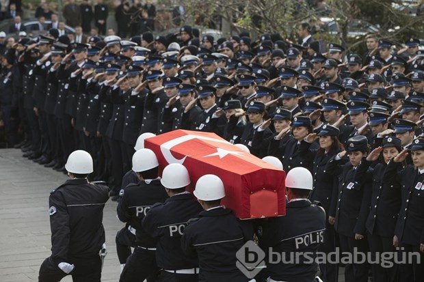 Şehit babaya son veda