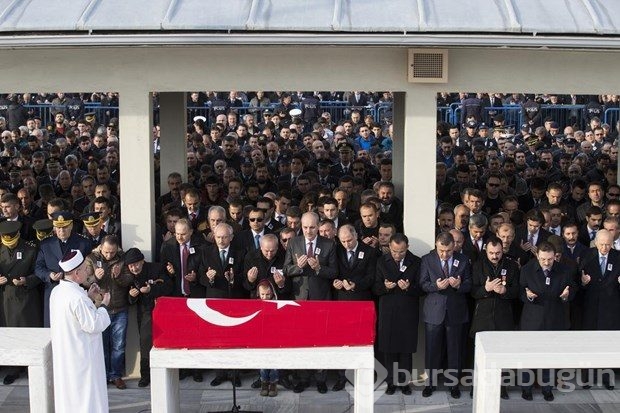 Şehit babaya son veda