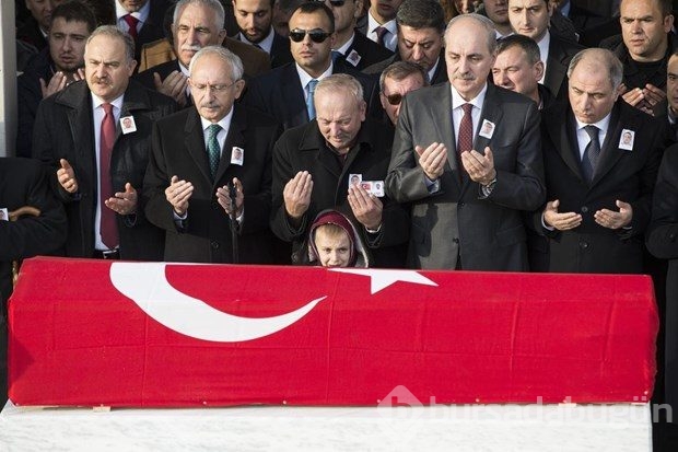 Şehit babaya son veda