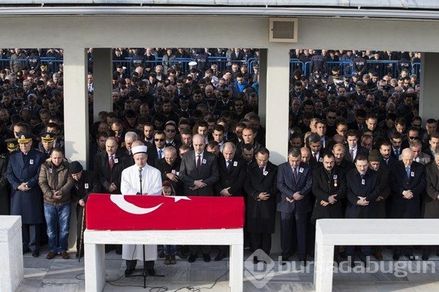 Şehit babaya son veda