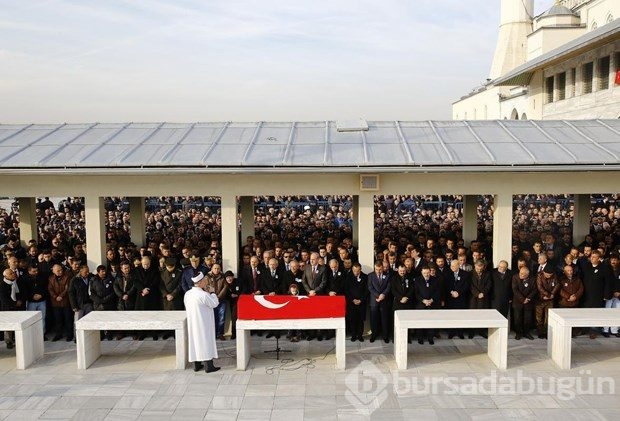 Şehit babaya son veda