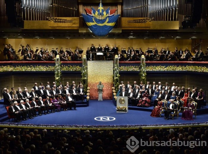 Aziz Sancar'ın ödül aldığı Nobel Ödül Töreni'nden kareler	