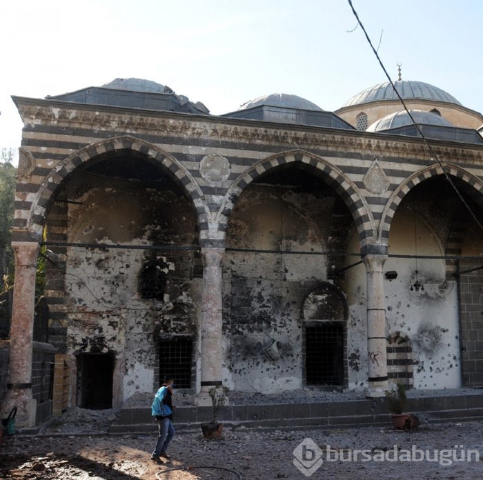 Sur PKK'dan temizlendikten sonra böyle görüntülendi!	