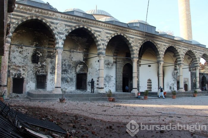 Sur PKK'dan temizlendikten sonra böyle görüntülendi!	