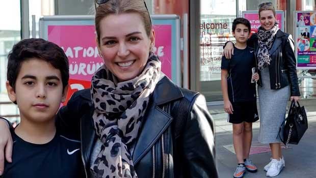 Annesinin boyuna yetişti