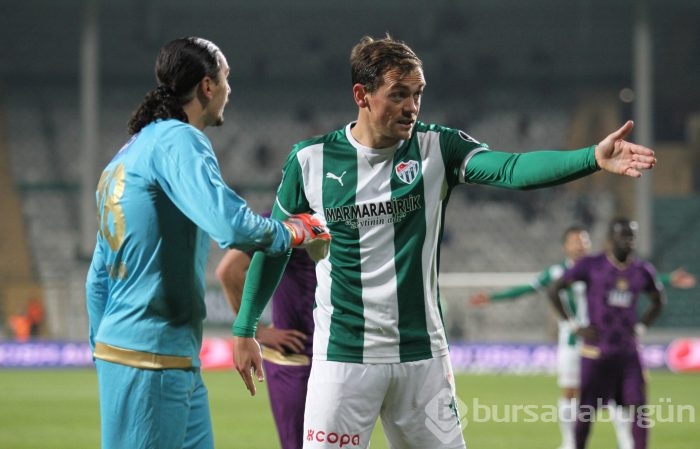 Bursaspor - Osmanlıspor maçından kareler	