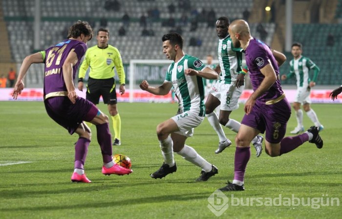 Bursaspor - Osmanlıspor maçından kareler	