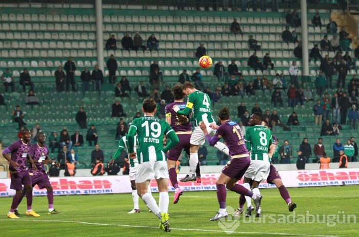Bursaspor - Osmanlıspor maçından kareler	