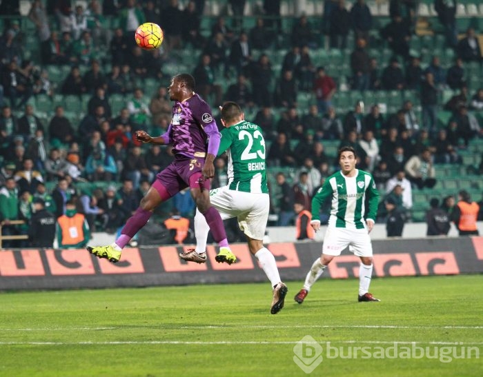 Bursaspor - Osmanlıspor maçından kareler	