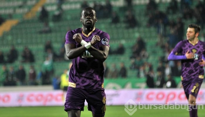Bursaspor - Osmanlıspor maçından kareler	