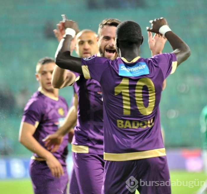 Bursaspor - Osmanlıspor maçından kareler	