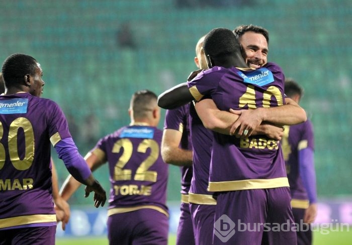 Bursaspor - Osmanlıspor maçından kareler	