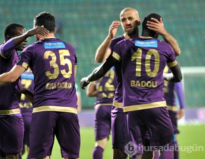 Bursaspor - Osmanlıspor maçından kareler	