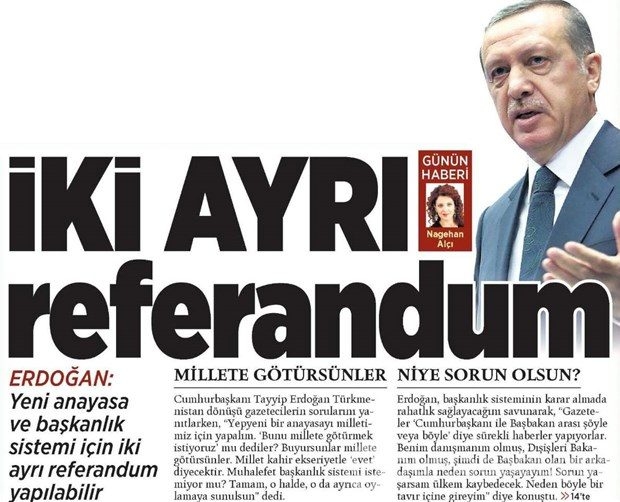 Günün gazete manşetleri - 14 Aralık 2015