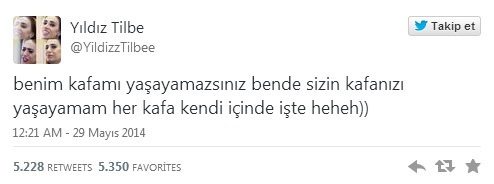 Yıldız Tilbe'den olay tweet'ler