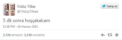 Yıldız Tilbe'den olay tweet'ler