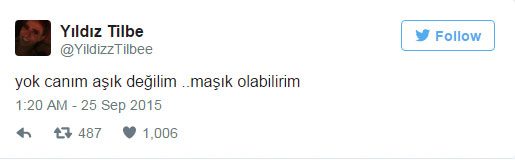 Yıldız Tilbe'den olay tweet'ler