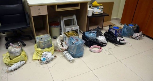 Düdüklü tencere içerisinde bomba ele geçirildi